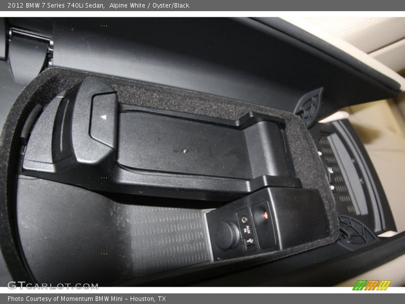 Alpine White / Oyster/Black 2012 BMW 7 Series 740Li Sedan