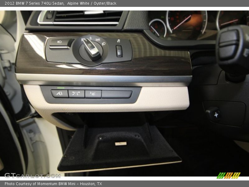 Alpine White / Oyster/Black 2012 BMW 7 Series 740Li Sedan