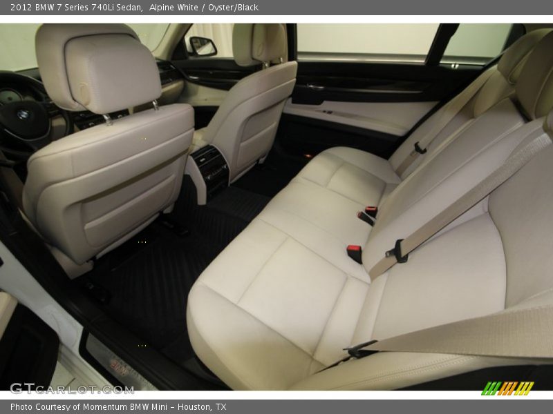 Alpine White / Oyster/Black 2012 BMW 7 Series 740Li Sedan