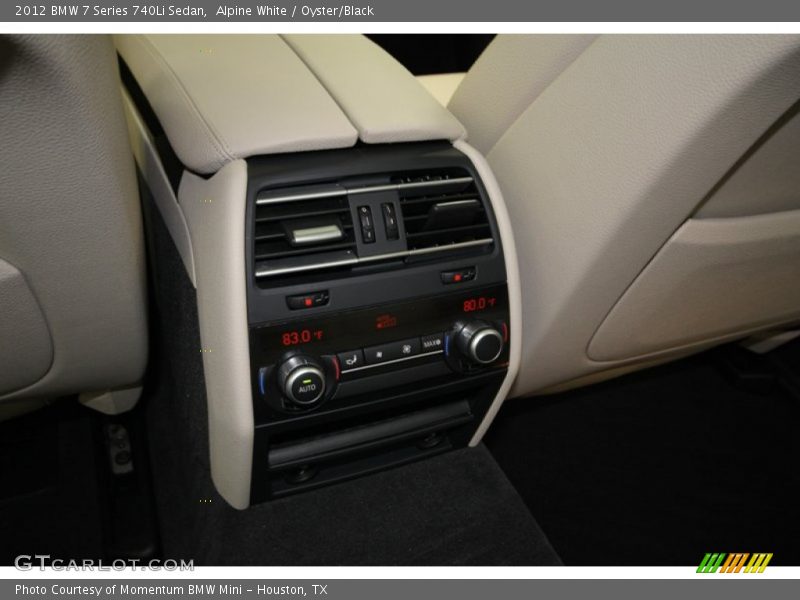 Alpine White / Oyster/Black 2012 BMW 7 Series 740Li Sedan