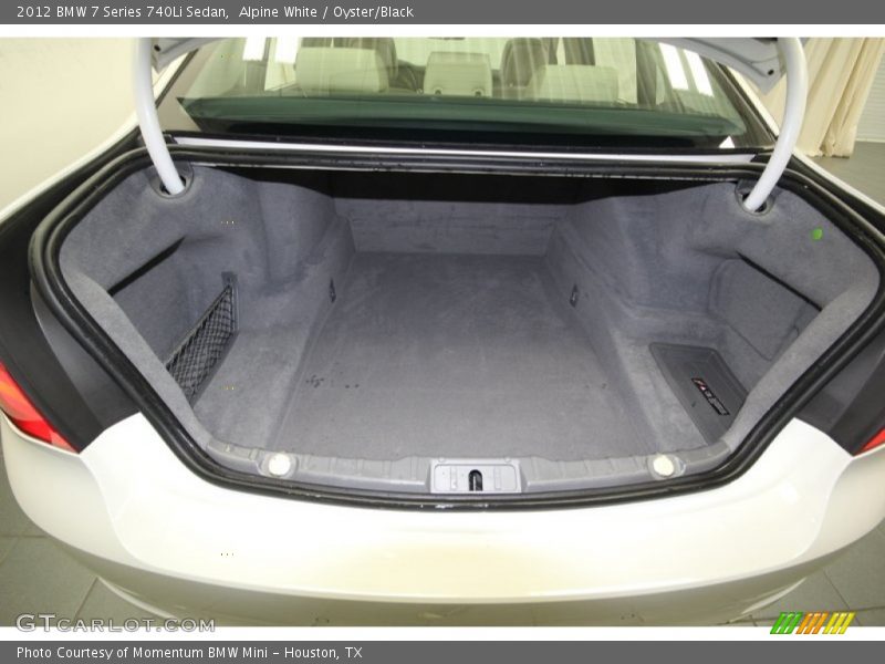 Alpine White / Oyster/Black 2012 BMW 7 Series 740Li Sedan