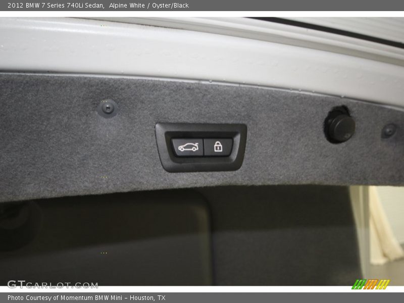 Alpine White / Oyster/Black 2012 BMW 7 Series 740Li Sedan