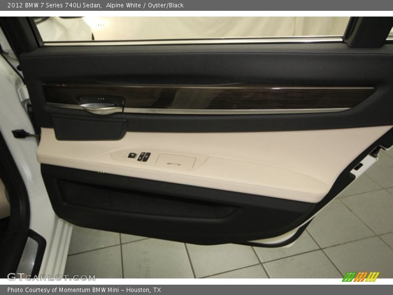 Alpine White / Oyster/Black 2012 BMW 7 Series 740Li Sedan