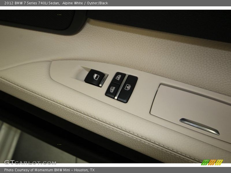 Alpine White / Oyster/Black 2012 BMW 7 Series 740Li Sedan