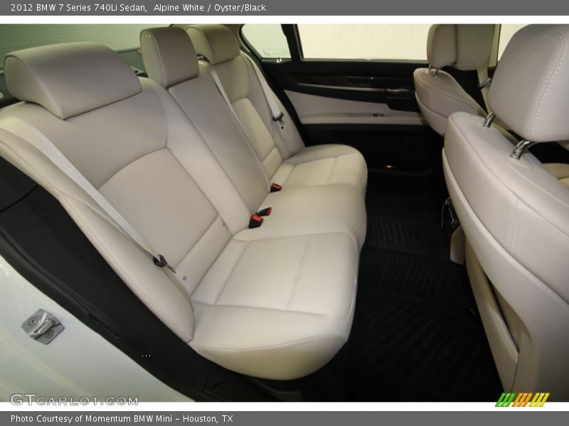 Alpine White / Oyster/Black 2012 BMW 7 Series 740Li Sedan