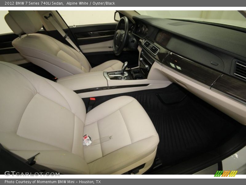 Alpine White / Oyster/Black 2012 BMW 7 Series 740Li Sedan