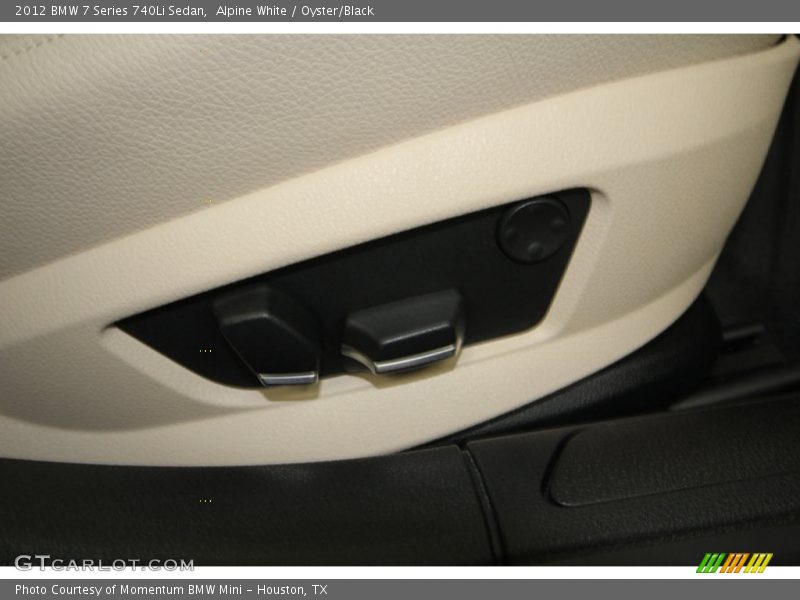 Alpine White / Oyster/Black 2012 BMW 7 Series 740Li Sedan