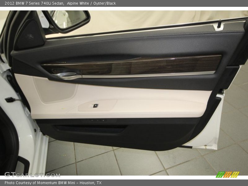 Alpine White / Oyster/Black 2012 BMW 7 Series 740Li Sedan