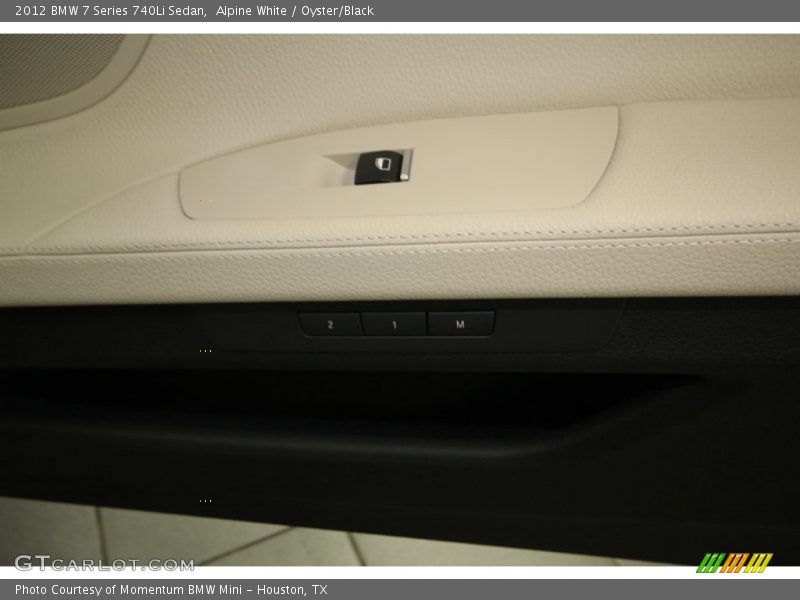 Alpine White / Oyster/Black 2012 BMW 7 Series 740Li Sedan