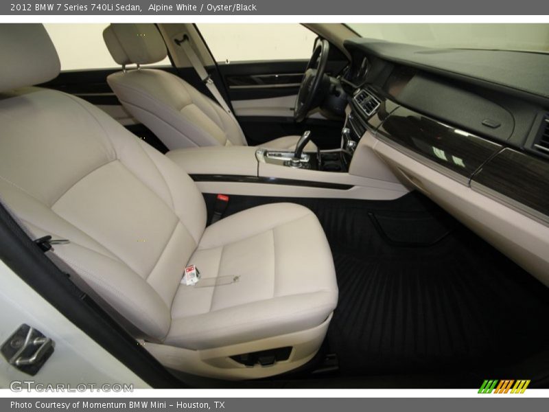 Alpine White / Oyster/Black 2012 BMW 7 Series 740Li Sedan