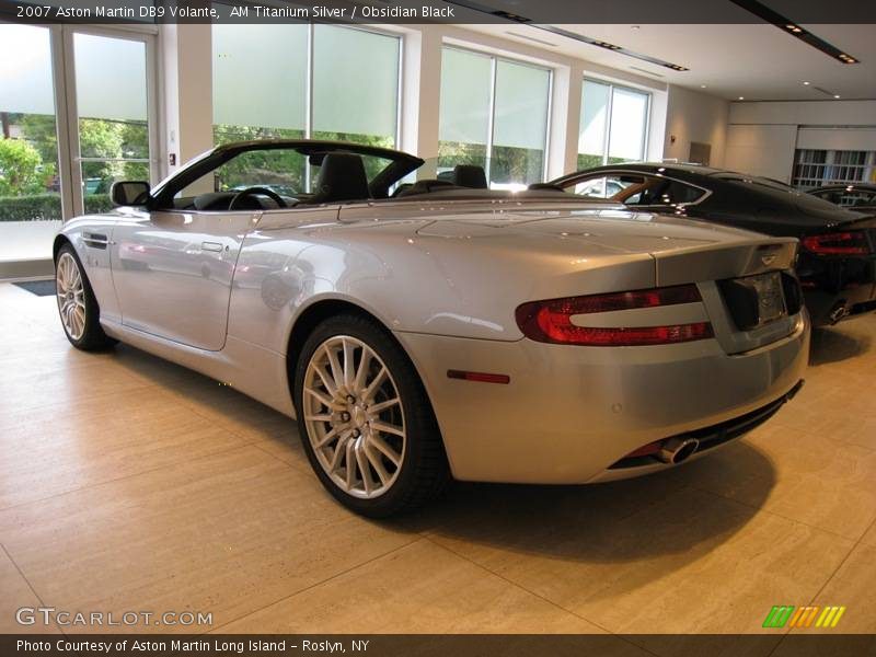 AM Titanium Silver / Obsidian Black 2007 Aston Martin DB9 Volante