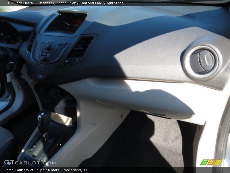 Ingot Silver / Charcoal Black/Light Stone 2013 Ford Fiesta S Hatchback