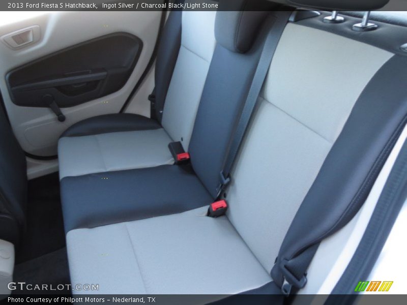 Ingot Silver / Charcoal Black/Light Stone 2013 Ford Fiesta S Hatchback