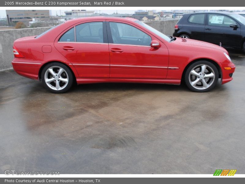 Mars Red / Black 2005 Mercedes-Benz C 230 Kompressor Sedan