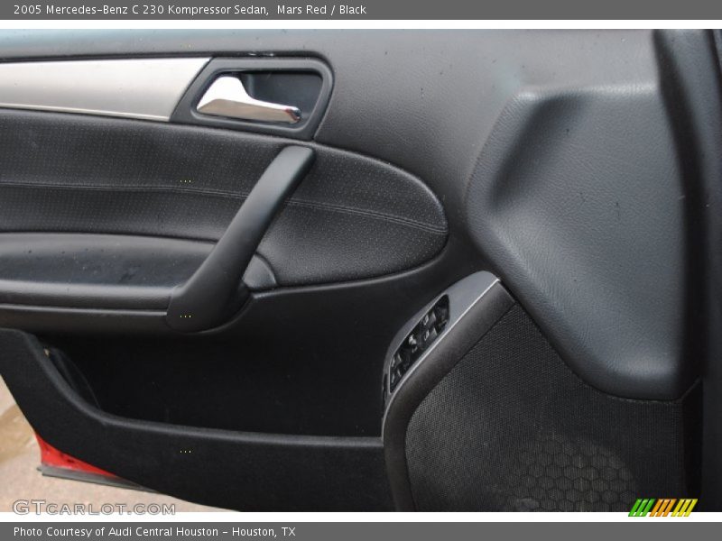 Mars Red / Black 2005 Mercedes-Benz C 230 Kompressor Sedan
