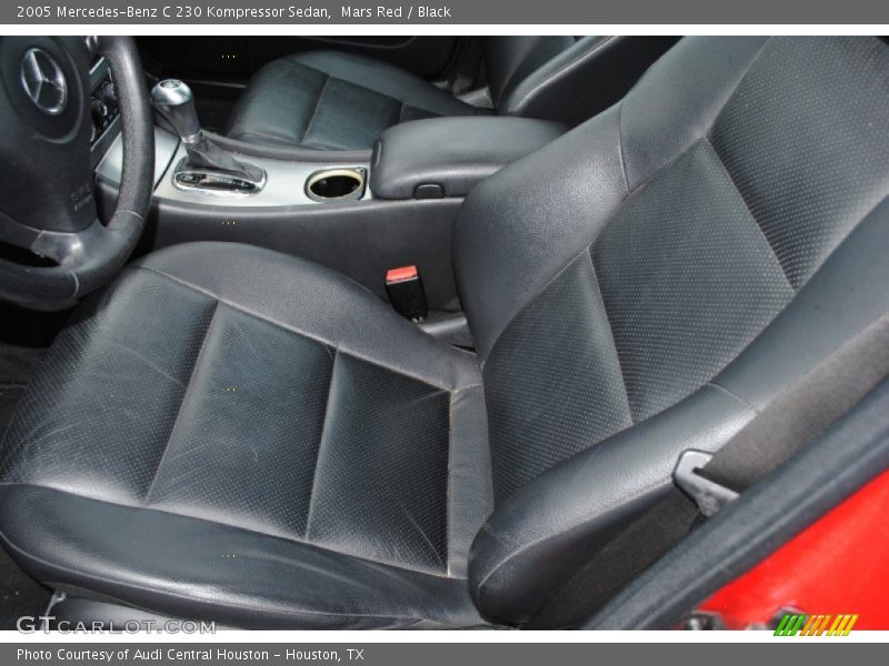 Mars Red / Black 2005 Mercedes-Benz C 230 Kompressor Sedan