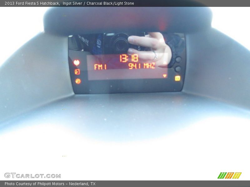 Ingot Silver / Charcoal Black/Light Stone 2013 Ford Fiesta S Hatchback