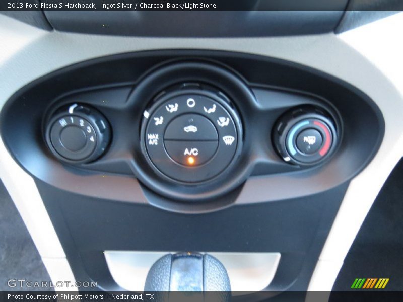 Controls of 2013 Fiesta S Hatchback
