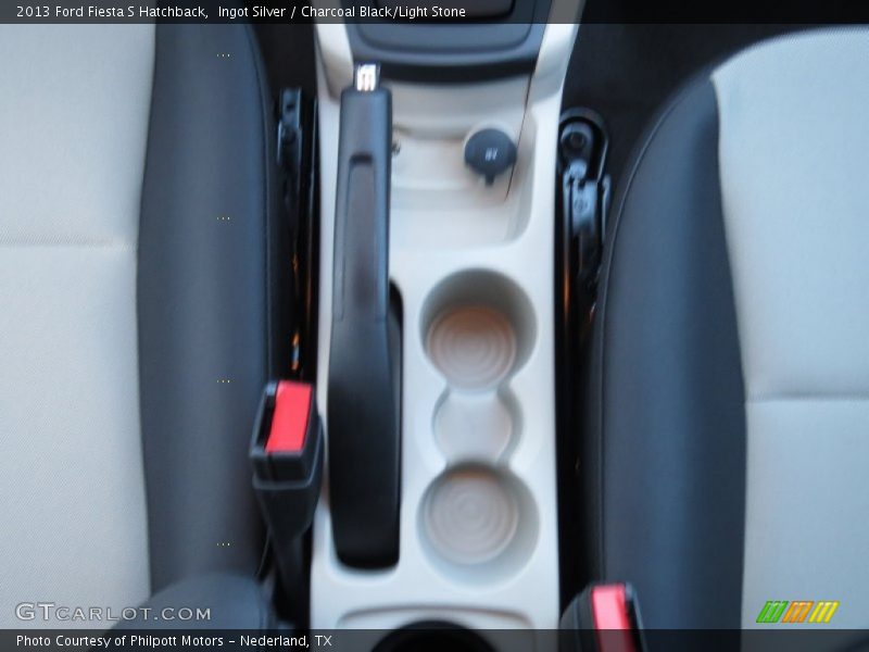 Ingot Silver / Charcoal Black/Light Stone 2013 Ford Fiesta S Hatchback