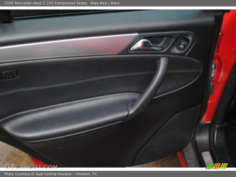 Mars Red / Black 2005 Mercedes-Benz C 230 Kompressor Sedan