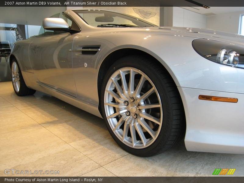 AM Titanium Silver / Obsidian Black 2007 Aston Martin DB9 Volante