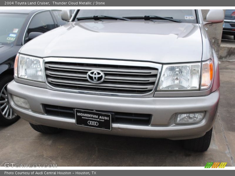 Thunder Cloud Metallic / Stone 2004 Toyota Land Cruiser