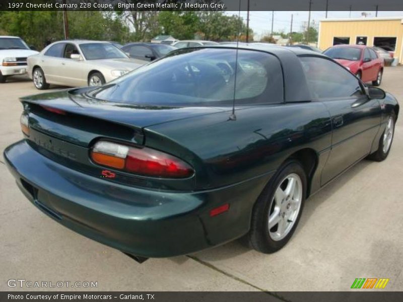 Bright Green Metallic / Medium Grey 1997 Chevrolet Camaro Z28 Coupe
