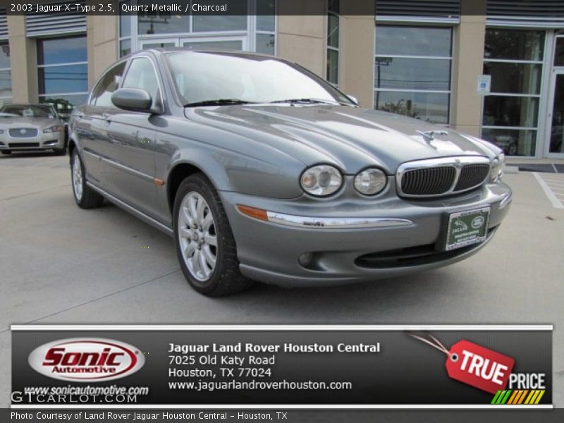 Quartz Metallic / Charcoal 2003 Jaguar X-Type 2.5