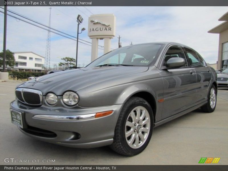 Quartz Metallic / Charcoal 2003 Jaguar X-Type 2.5