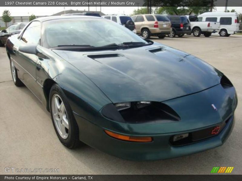 Bright Green Metallic / Medium Grey 1997 Chevrolet Camaro Z28 Coupe