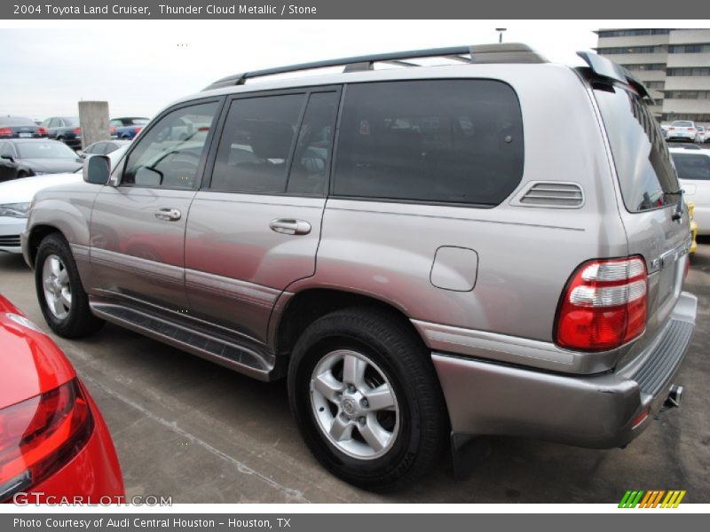 Thunder Cloud Metallic / Stone 2004 Toyota Land Cruiser