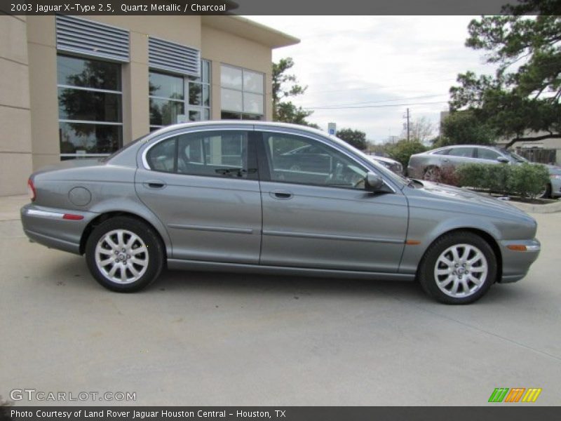 Quartz Metallic / Charcoal 2003 Jaguar X-Type 2.5
