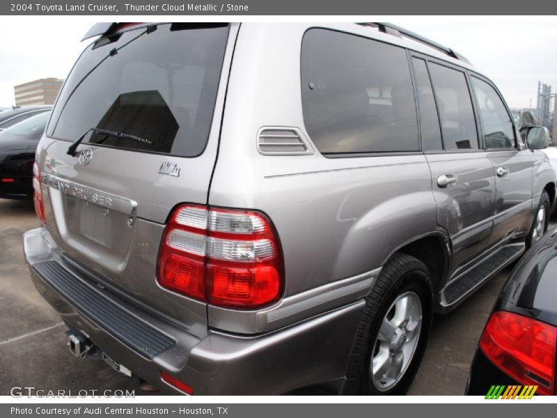 Thunder Cloud Metallic / Stone 2004 Toyota Land Cruiser