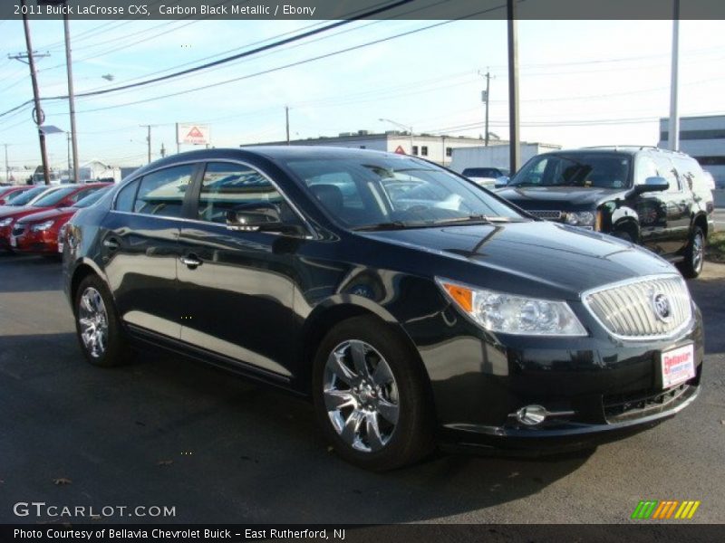 Carbon Black Metallic / Ebony 2011 Buick LaCrosse CXS