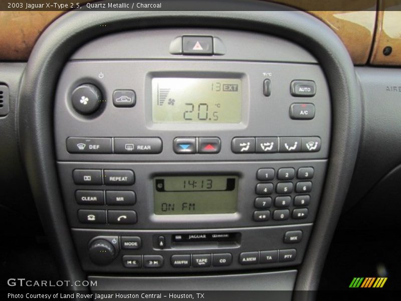 Controls of 2003 X-Type 2.5