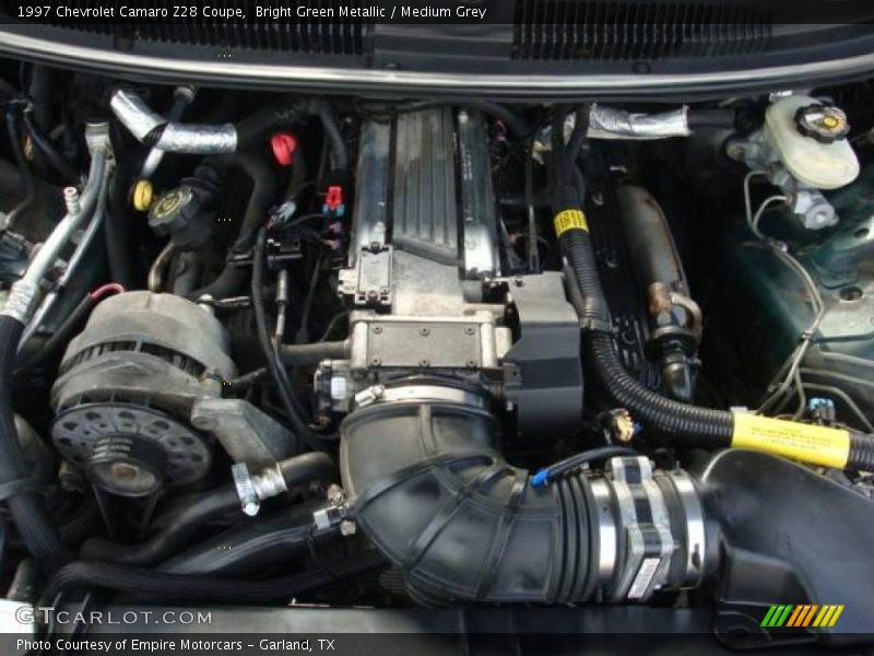 Bright Green Metallic / Medium Grey 1997 Chevrolet Camaro Z28 Coupe