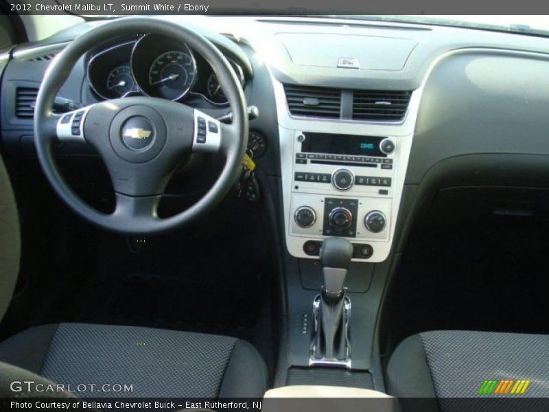 Summit White / Ebony 2012 Chevrolet Malibu LT