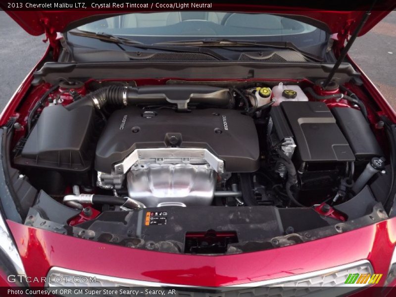 Crystal Red Tintcoat / Cocoa/Light Neutral 2013 Chevrolet Malibu LTZ