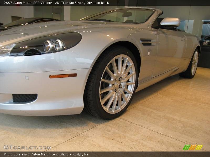 AM Titanium Silver / Obsidian Black 2007 Aston Martin DB9 Volante
