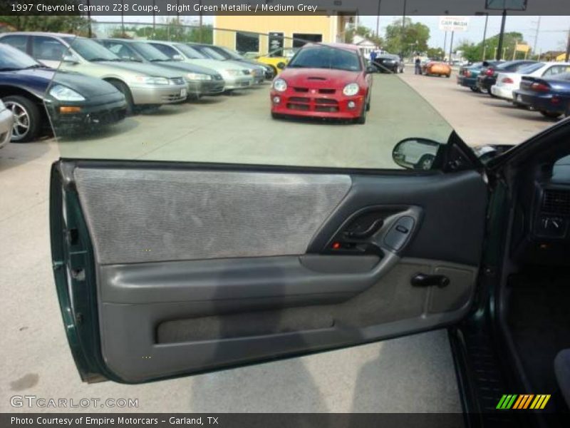 Bright Green Metallic / Medium Grey 1997 Chevrolet Camaro Z28 Coupe