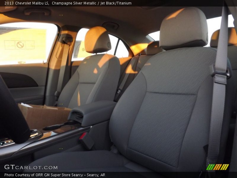 Champagne Silver Metallic / Jet Black/Titanium 2013 Chevrolet Malibu LS