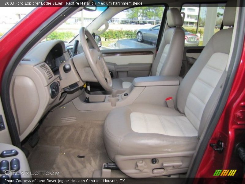 Front Seat of 2003 Explorer Eddie Bauer