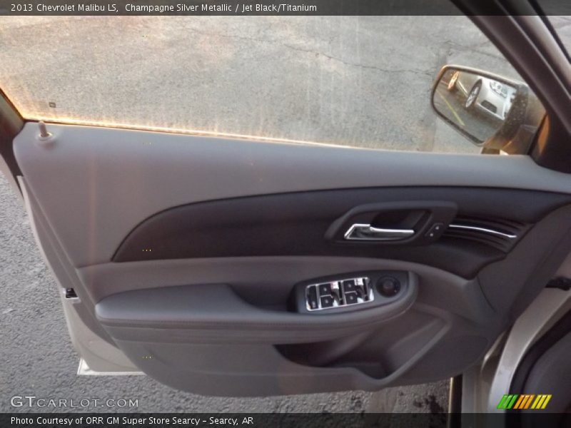 Champagne Silver Metallic / Jet Black/Titanium 2013 Chevrolet Malibu LS