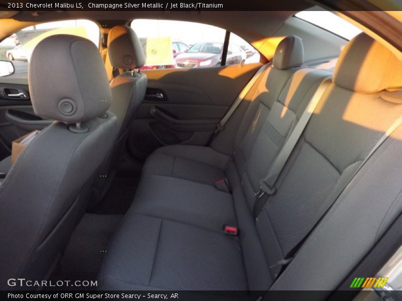 Champagne Silver Metallic / Jet Black/Titanium 2013 Chevrolet Malibu LS