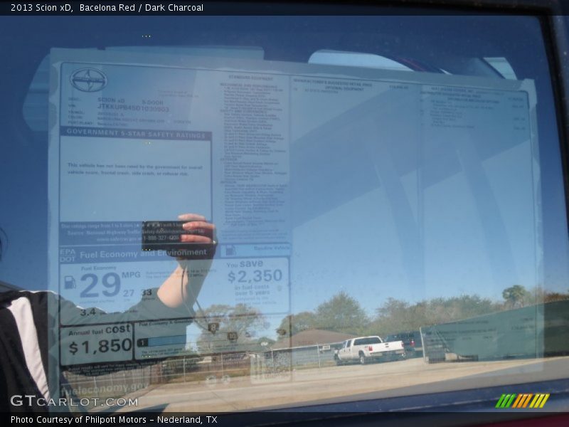Bacelona Red / Dark Charcoal 2013 Scion xD