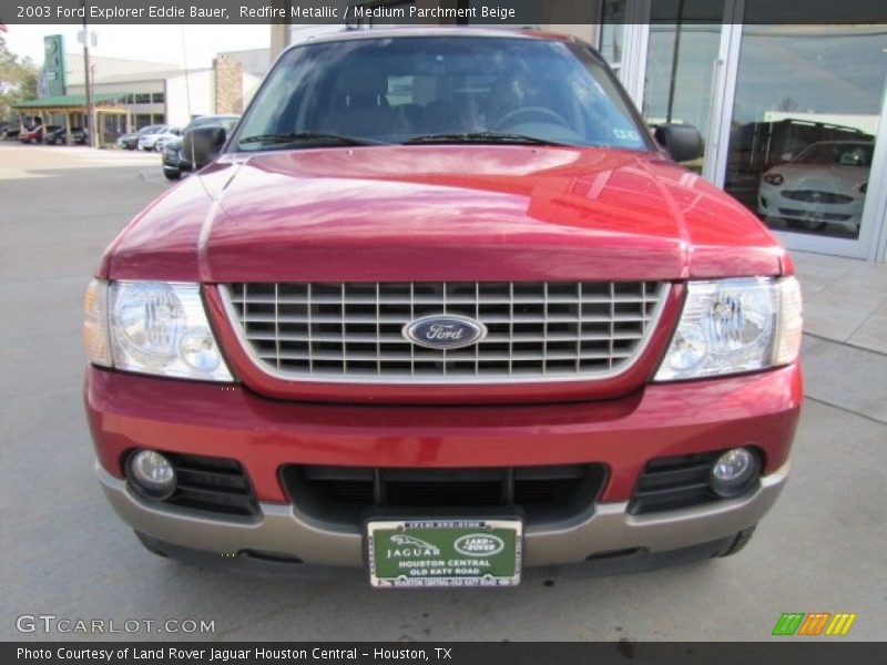 Redfire Metallic / Medium Parchment Beige 2003 Ford Explorer Eddie Bauer