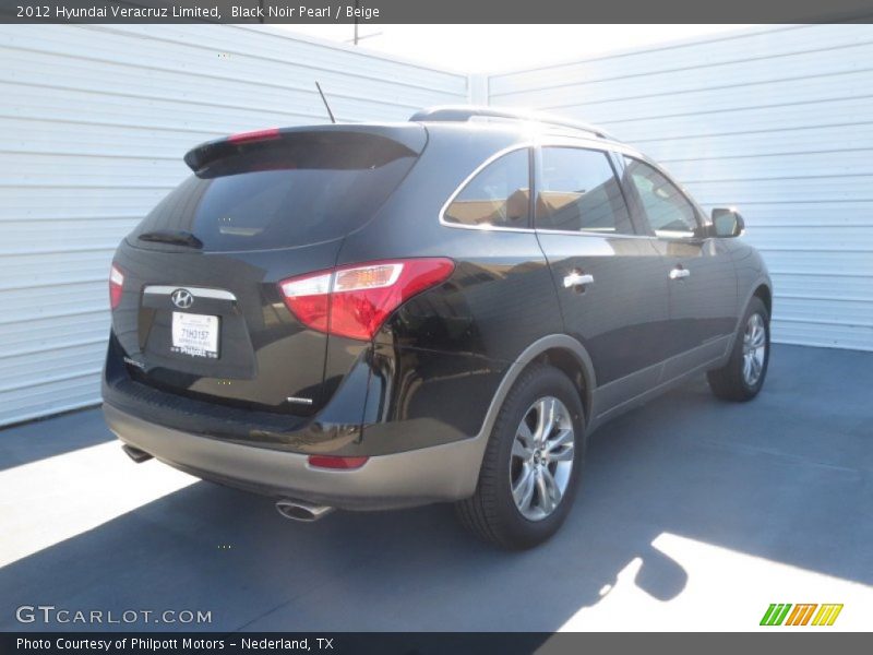 Black Noir Pearl / Beige 2012 Hyundai Veracruz Limited