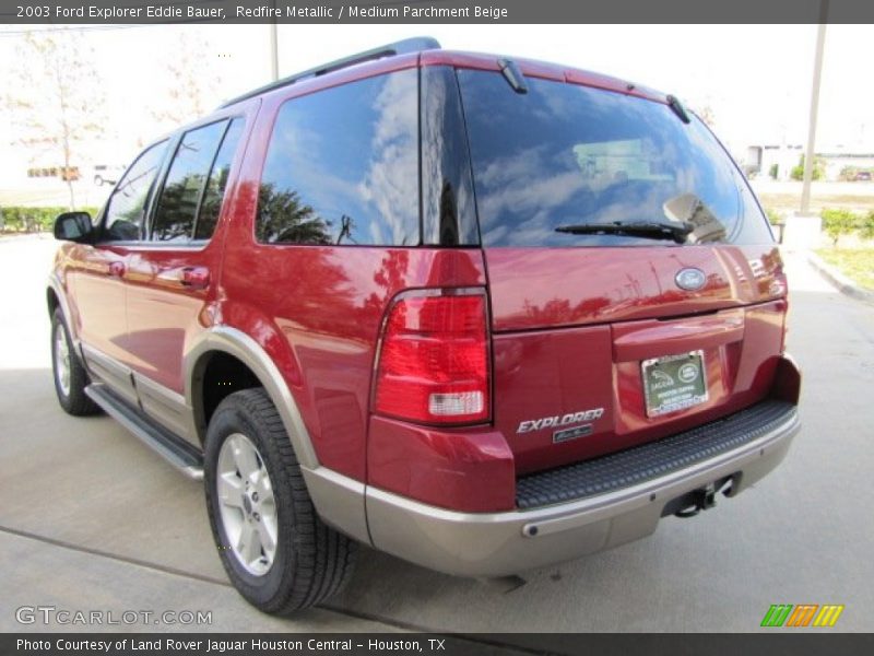 Redfire Metallic / Medium Parchment Beige 2003 Ford Explorer Eddie Bauer