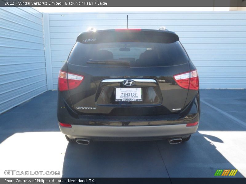 Black Noir Pearl / Beige 2012 Hyundai Veracruz Limited