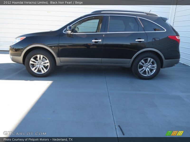 Black Noir Pearl / Beige 2012 Hyundai Veracruz Limited